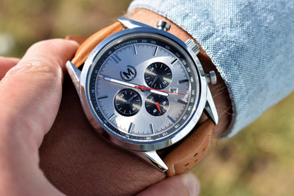 Tan Leather Rally Watch Strap (PRE-ORDER NOW) - SJR London Timepiece