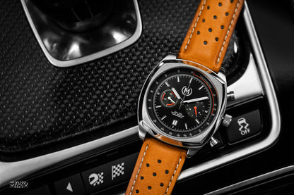 Tan Leather Rally Watch Strap (PRE-ORDER NOW) - SJR London Timepiece