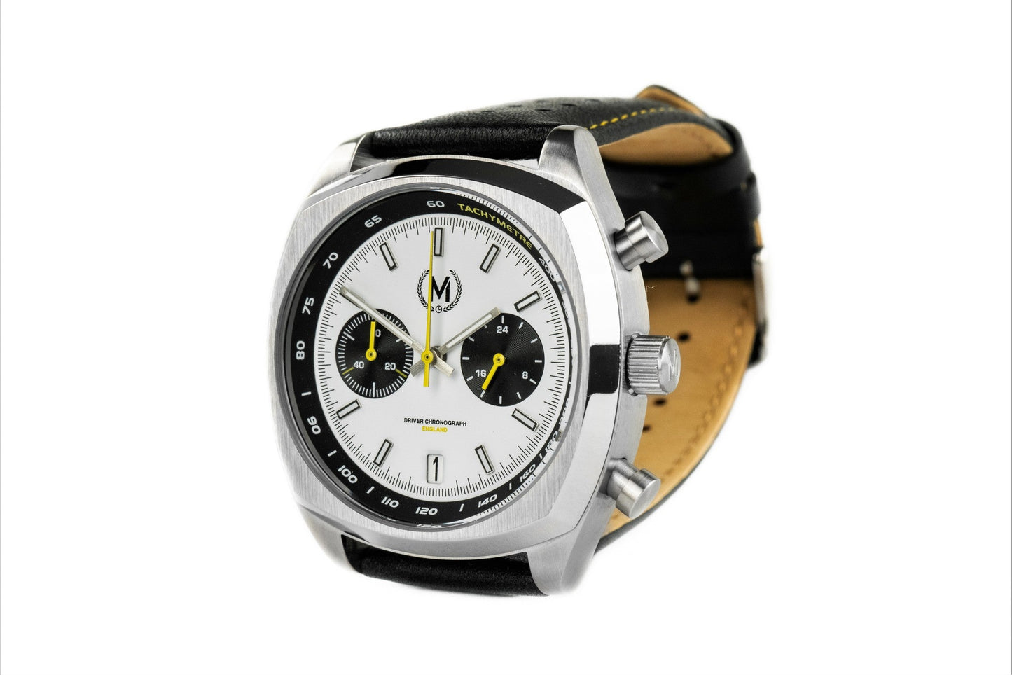 Driver Chronograph MKII Meca-Quartz, Panda - SJR London Timepiece