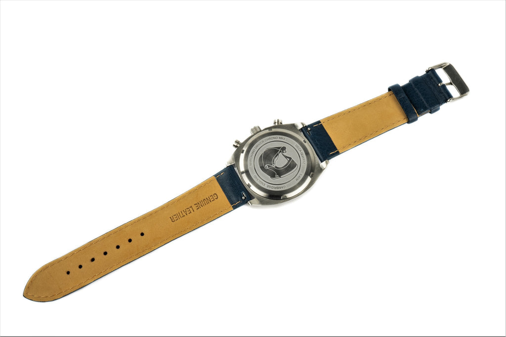 Chronographe Driver MKII Quartz, Blue Reverse Panda (PRÉCOMMANDEZ DÈS MAINTENANT)