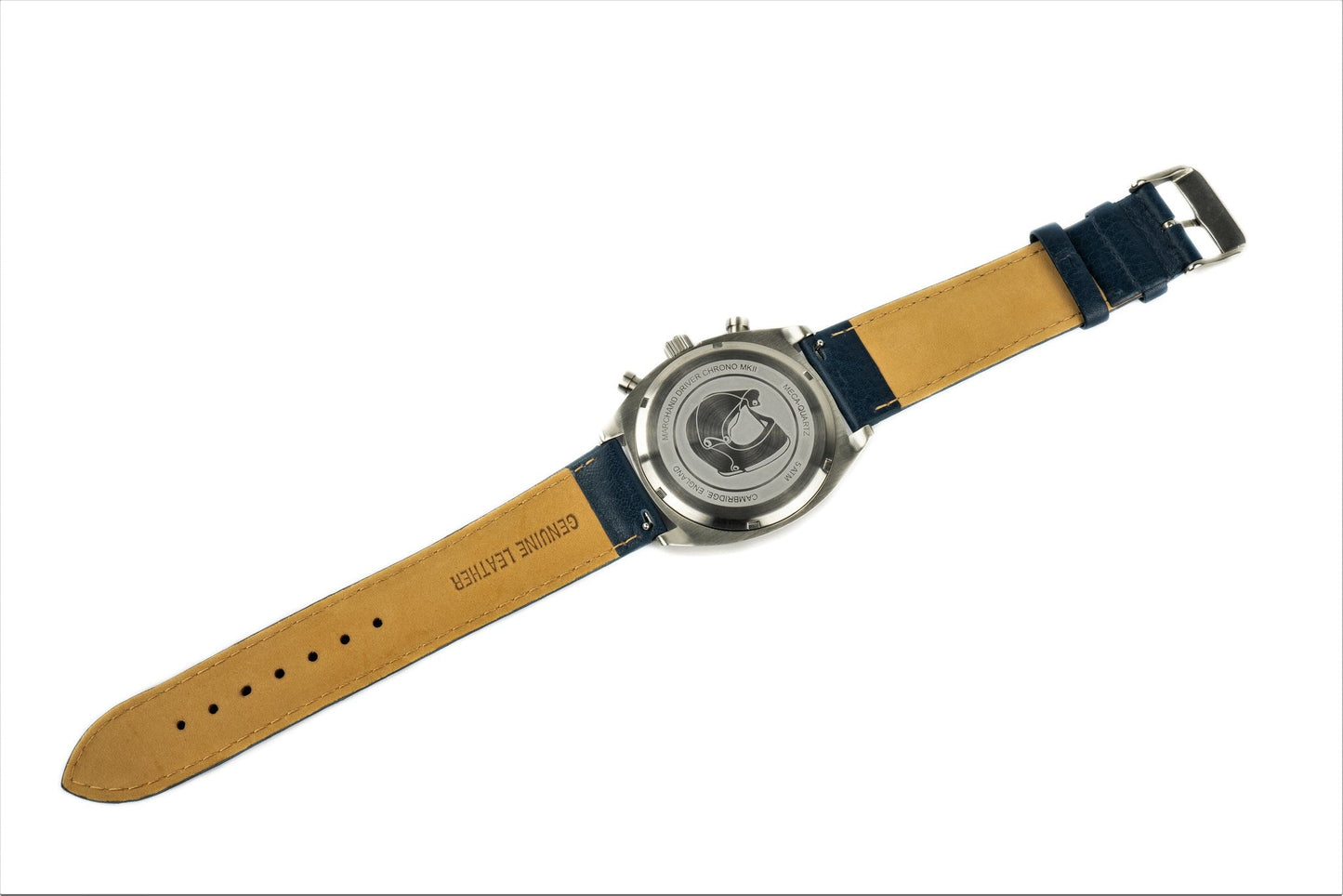 Driver Chronograph MKII Quartz, Blue Reverse Panda (PRE-ORDER NOW) - SJR London Timepiece