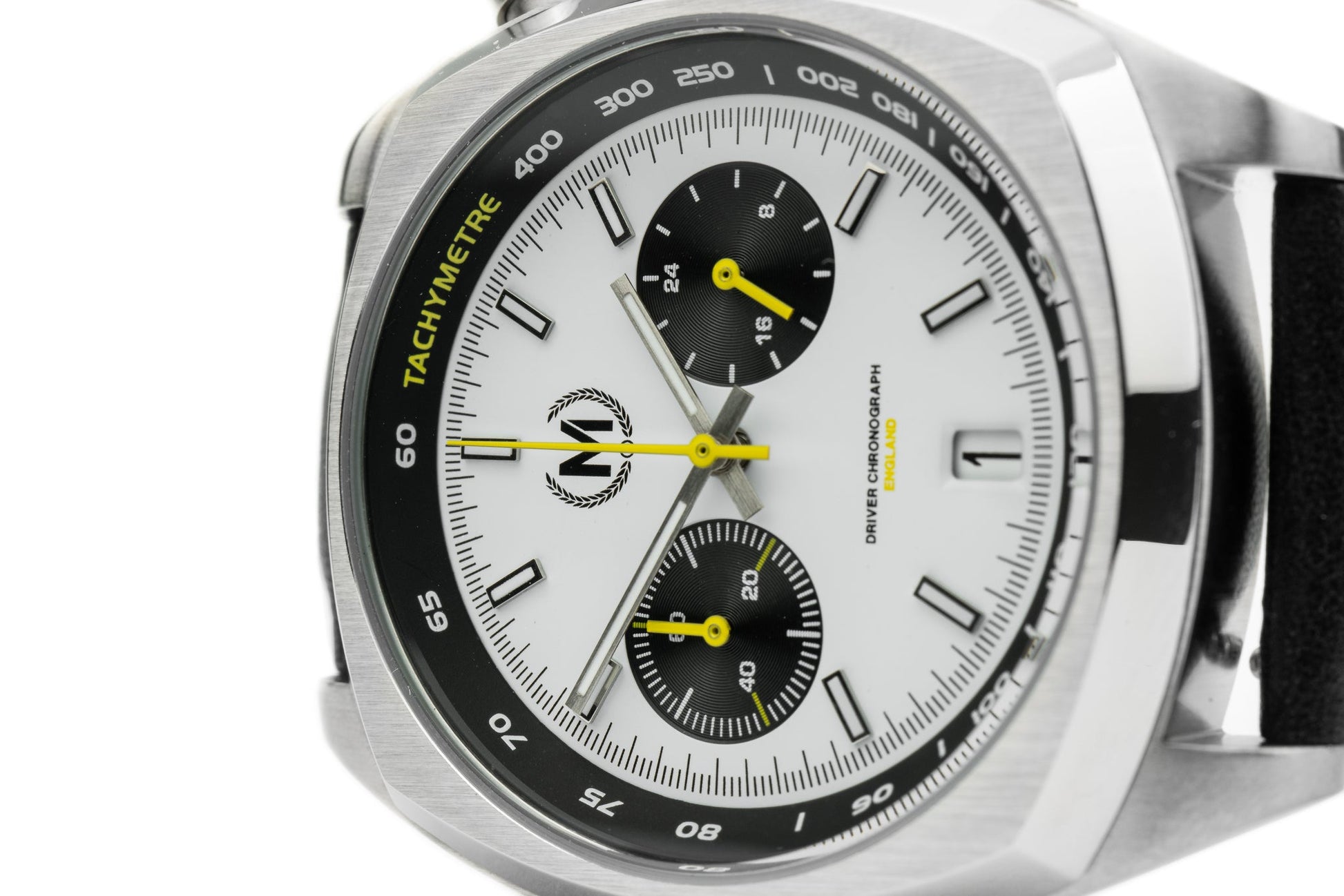 Driver Chronograph MKII Meca-Quartz, Panda - SJR London Timepiece