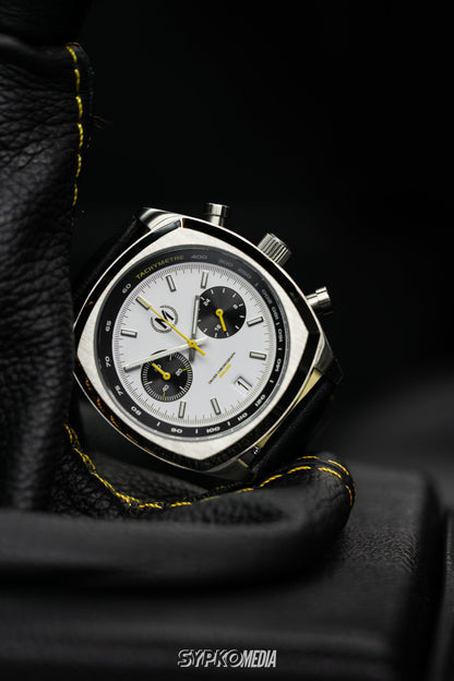 Driver Chronograph MKII Meca-Quartz, Panda - SJR London Timepiece