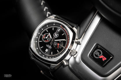 Classic Driver Chronograph, Black Strap (PRE-ORDER NOW) - SJR London Timepiece