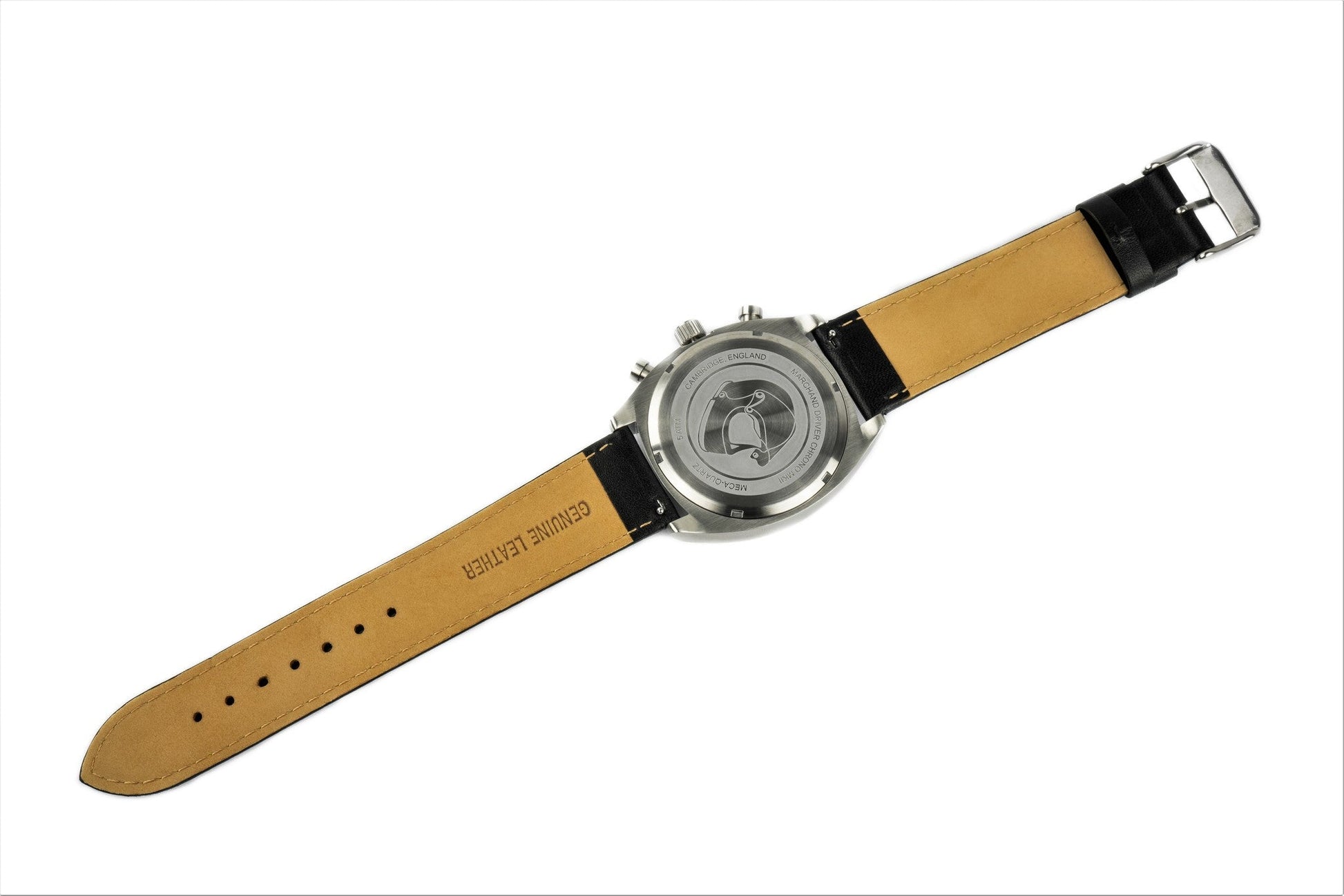 Driver Chronograph MKII Meca-Quartz, Black Reverse Panda - SJR London Timepiece