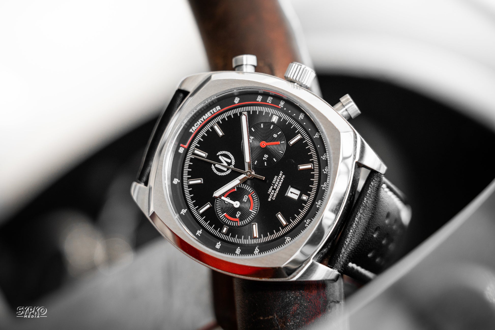 Classic Driver Chronograph, Black Strap (PRE-ORDER NOW) - SJR London Timepiece