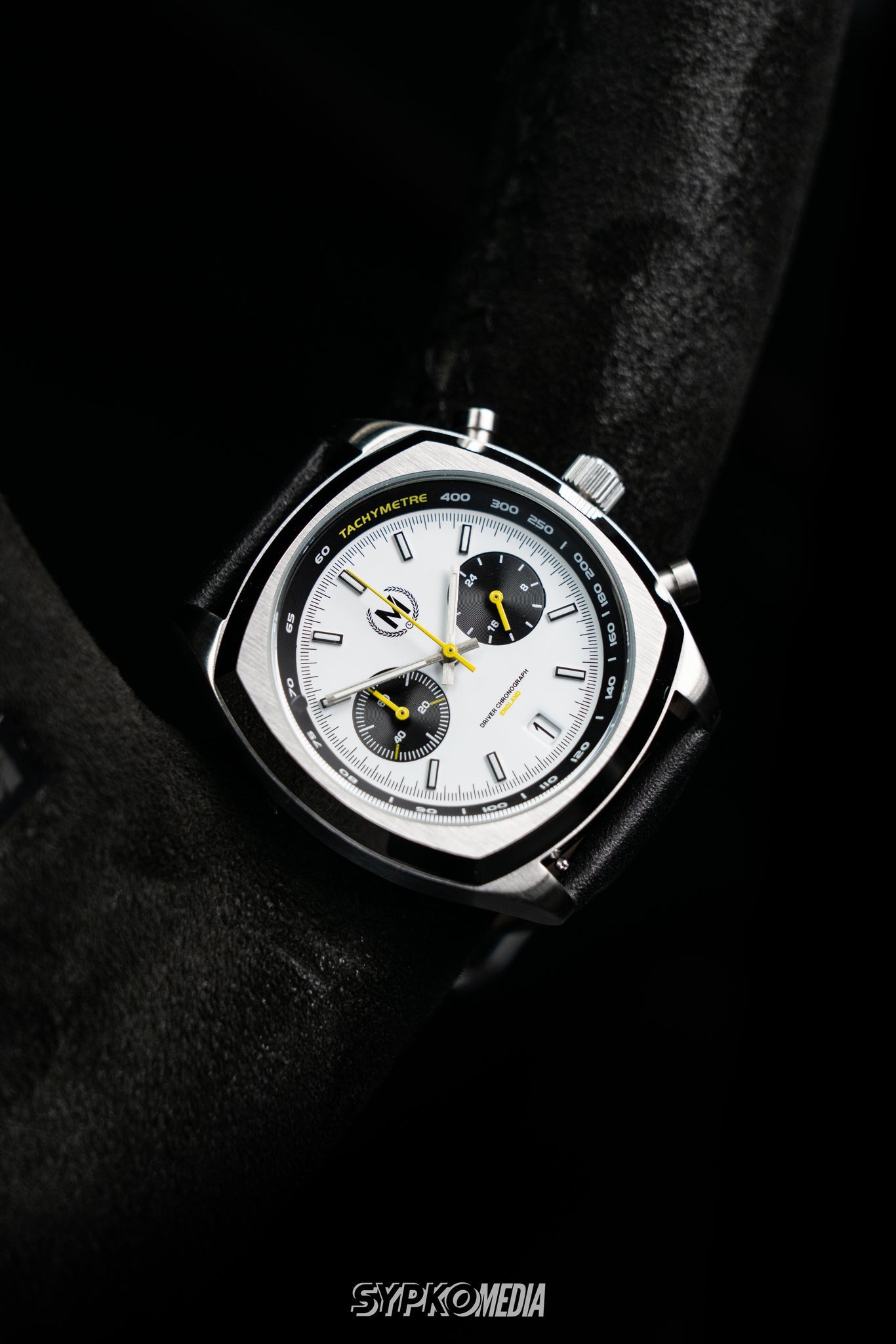 Driver Chronograph MKII Meca-Quartz, Panda - SJR London Timepiece