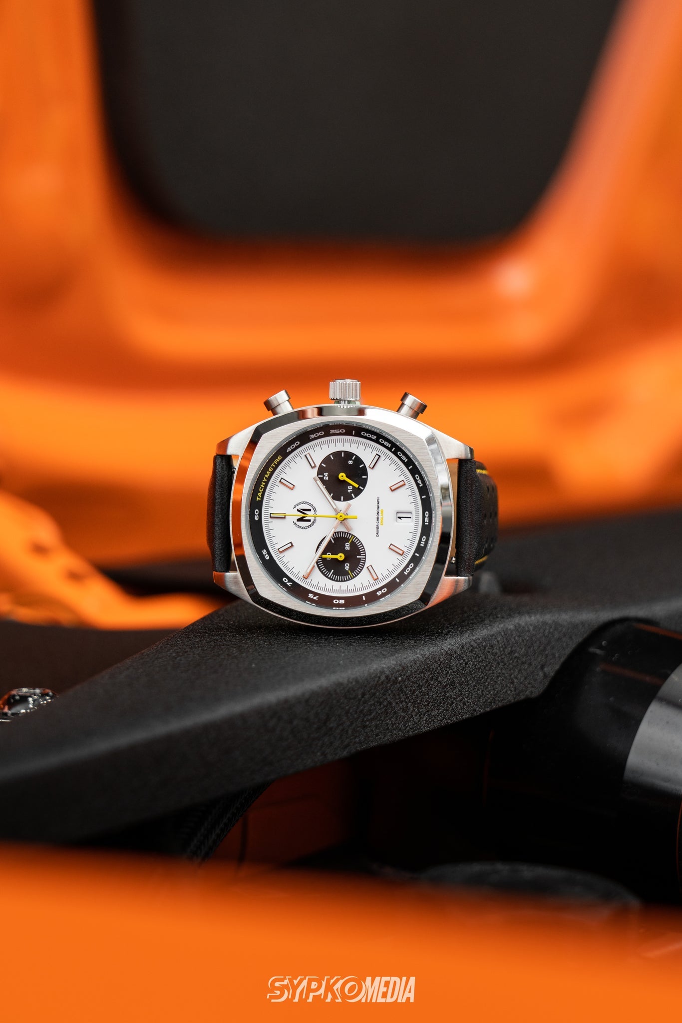 Driver Chronograph MKII Meca-Quartz, Panda - SJR London Timepiece
