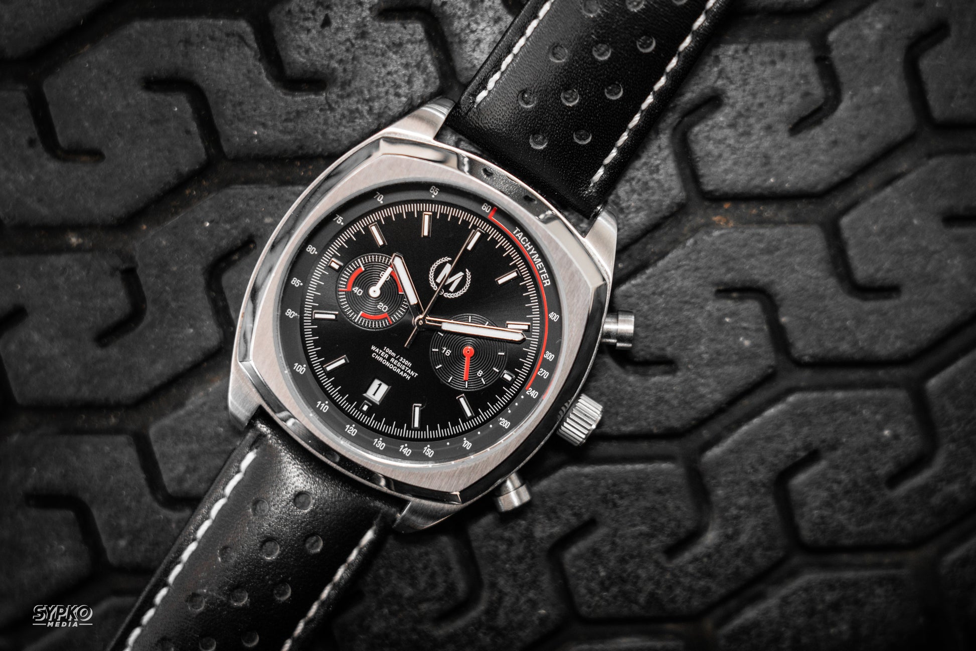 Classic Driver Chronograph, Black Strap (PRE-ORDER NOW) - SJR London Timepiece