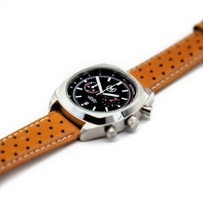 Classic Driver Chronograph, Tan Strap (PRE-ORDER NOW) - SJR London Timepiece
