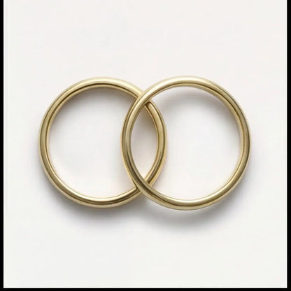 3mm Gold Wedding Band – Classic Lyra – 9ct/14ct/18ct Gold