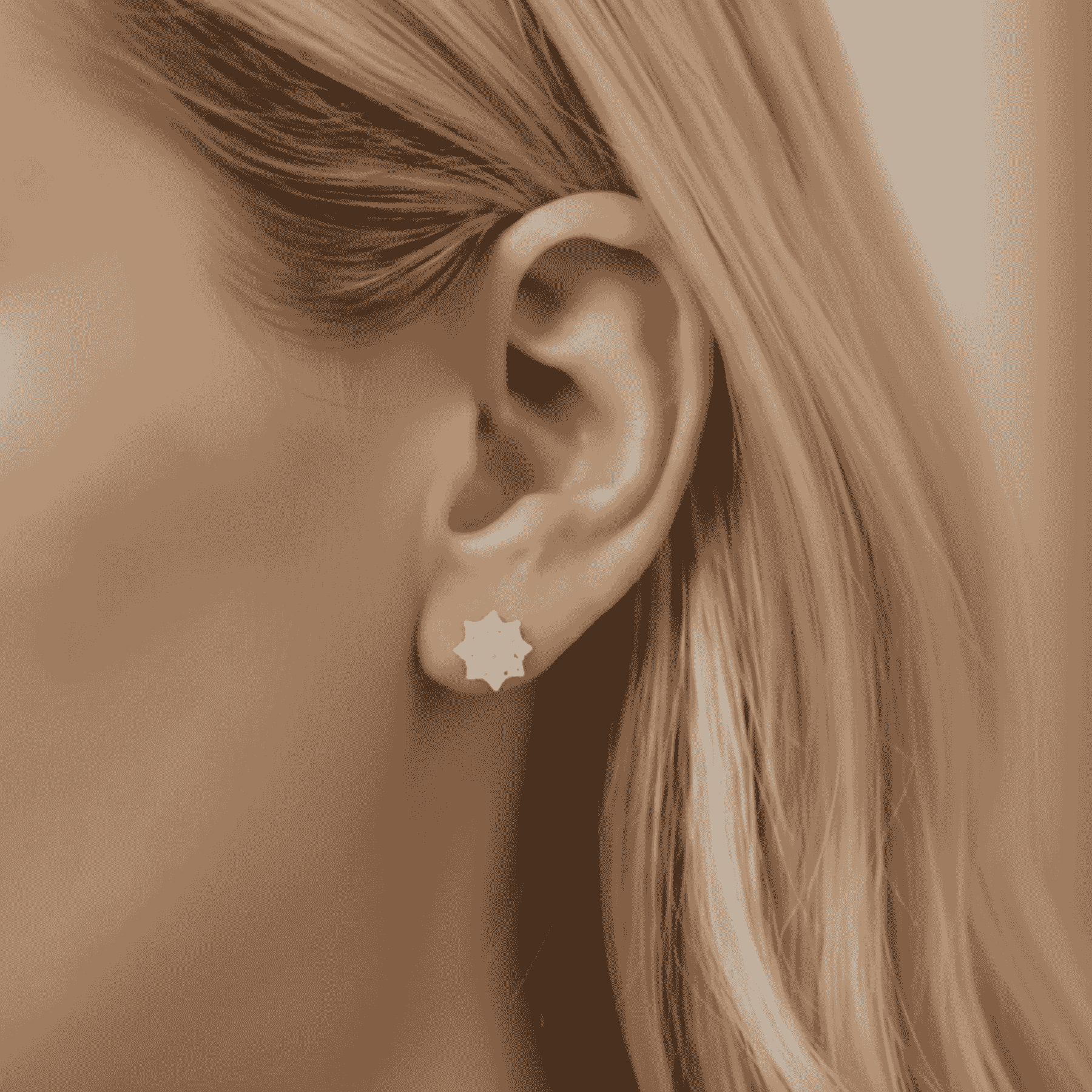 Sterling Silver Pearl & CZ Stud Earrings