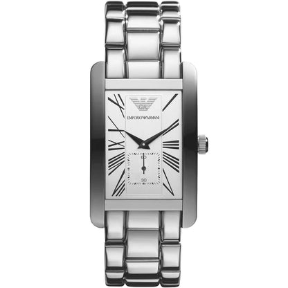 Emporio Armani AR0145 Classic Men's Rectangular Watch - SJR London Timepiece