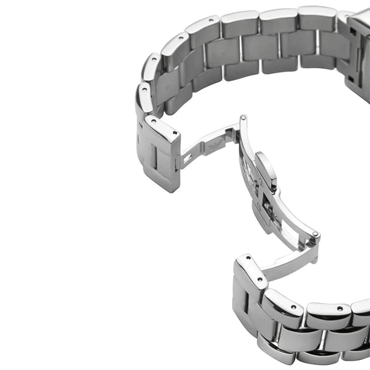 Montre Homme Rectangulaire Classique Emporio Armani AR0156 Argent