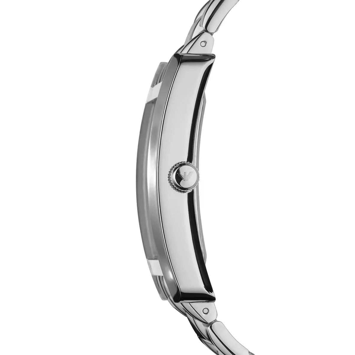 Emporio Armani AR0156 Classic Men's Rectangular Silver Watch - SJR London Timepiece