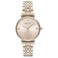Emporio Armani AR11059 Gianni T-Bar Rose Gold Watch - SJR London Timepiece