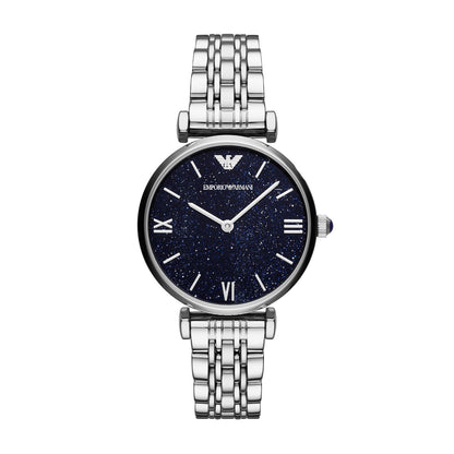 Emporio Armani AR11091 Gianni T-Bar Silver Watch - SJR London Timepiece