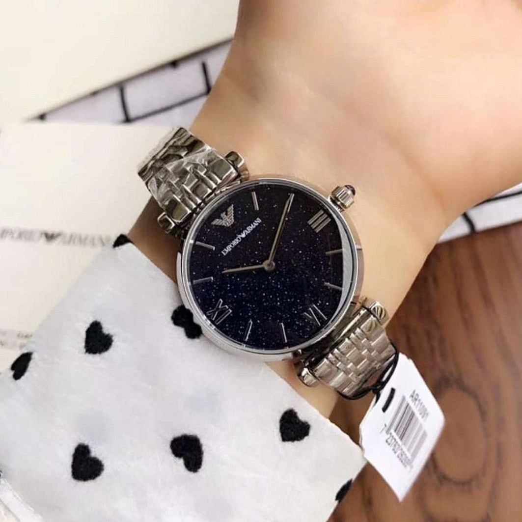 Emporio Armani AR11091 Gianni T-Bar Silver Watch - SJR London Timepiece