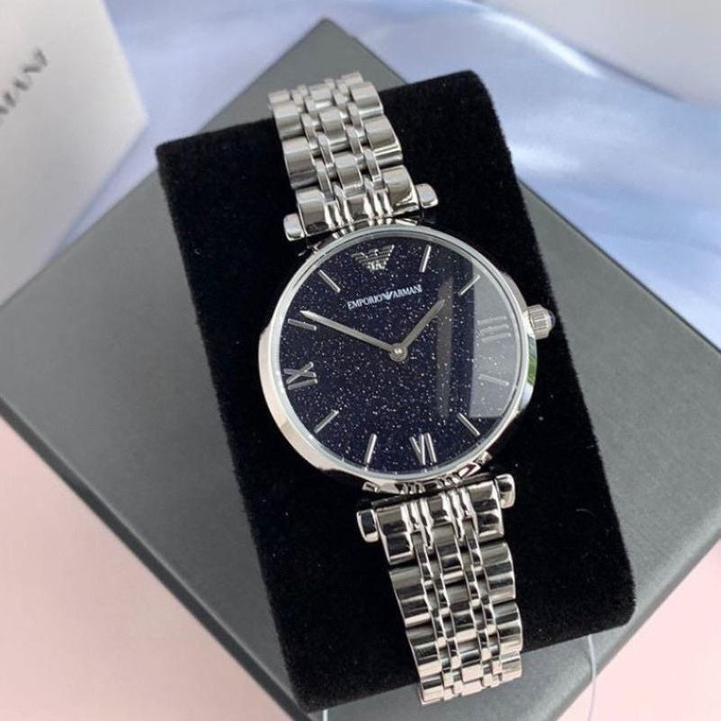 Emporio Armani AR11091 Gianni T-Bar Silver Watch - SJR London Timepiece