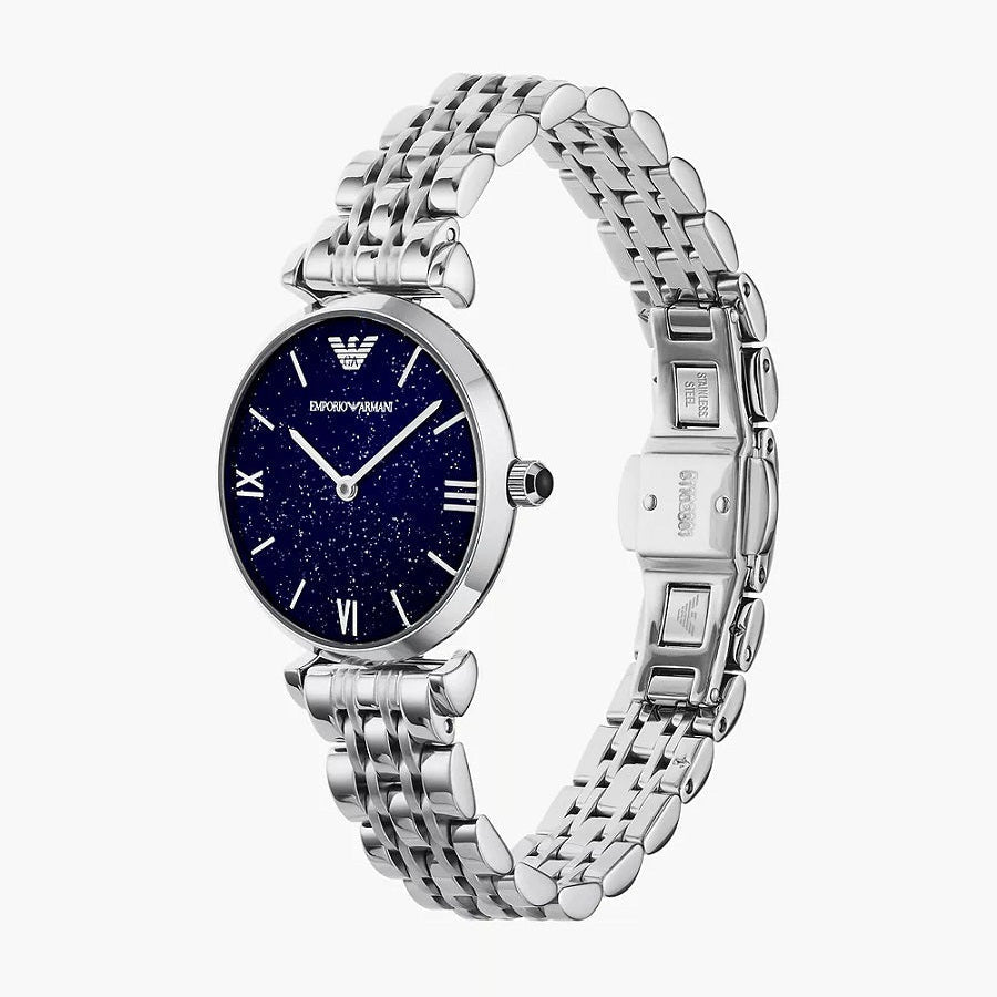 Montre Emporio Armani AR11091 Gianni T-Bar Argentée