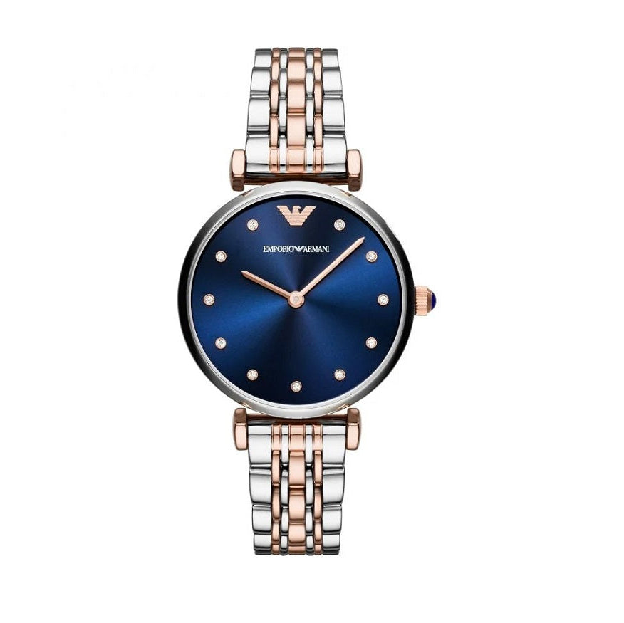 Emporio Armani AR11092 Gianni T-Bar Women's Two-Tone Watch - SJR London Timepiece