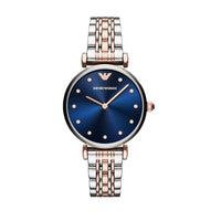 Emporio Armani AR11092 Gianni T-Bar Women's Two-Tone Watch - SJR London Timepiece