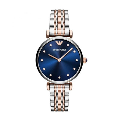Emporio Armani AR11092 Gianni T-Bar Women's Two-Tone Watch - SJR London Timepiece