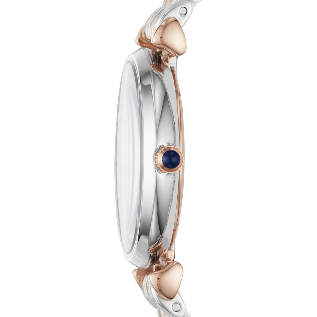 Montre Emporio Armani AR11092 Gianni T-Bar pour femme, bicolore