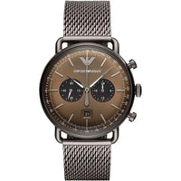 Emporio Armani AR11141 Aviator Men's Grey Mesh Watch - SJR London Timepiece