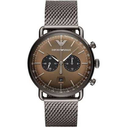 Emporio Armani AR11141 Aviator Men's Grey Mesh Watch - SJR London Timepiece
