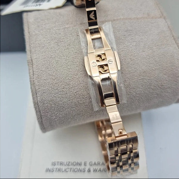 Emporio Armani AR11145 Gianni T-Bar Women's Rose Gold Watch - SJR London Timepiece