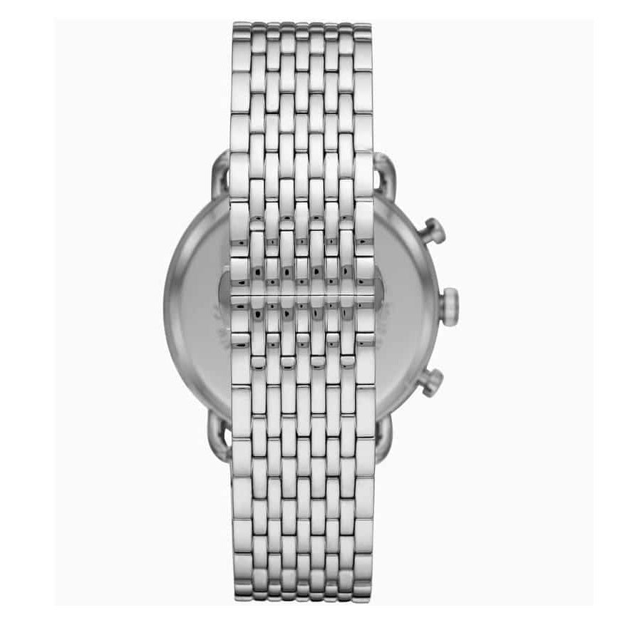 Montre Emporio Armani AR11238 Aviator pour homme, argentée et bleue