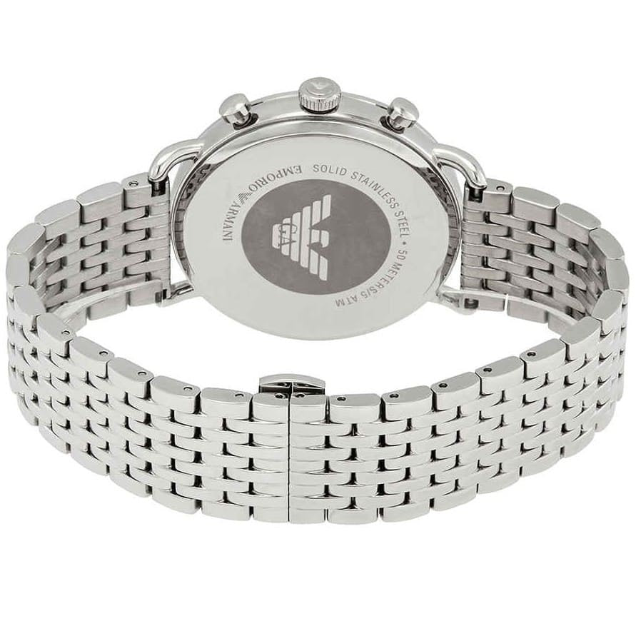 Emporio Armani AR11238 Aviator Men's Silver & Blue Watch - SJR London Timepiece