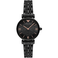 Emporio Armani AR11245 Gianni T-Bar Women's Black Watch - SJR London Timepiece