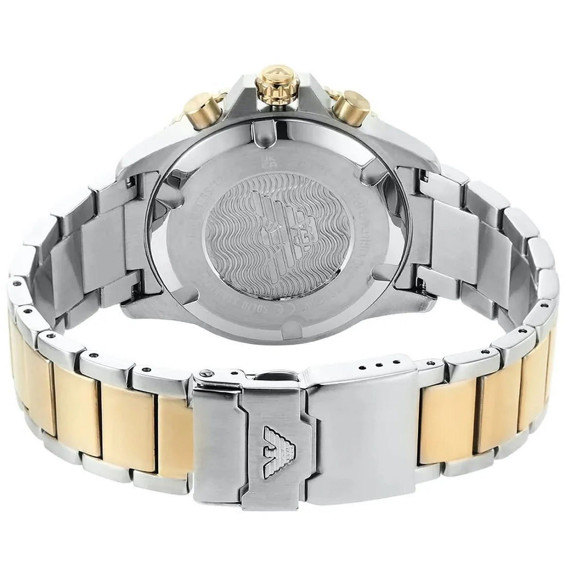 Emporio Armani AR11362 Diver Men's Two-Tone Gold Watch - SJR London Timepiece