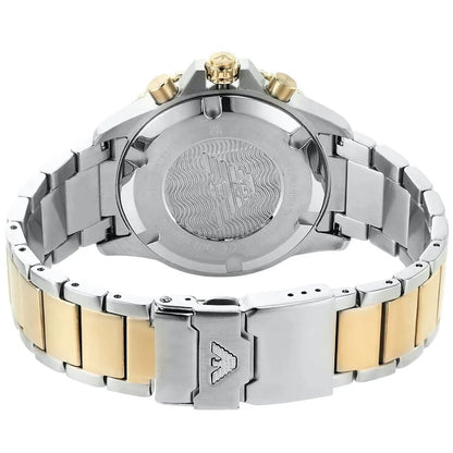 Emporio Armani AR11362 Diver Men's Two-Tone Gold Watch - SJR London Timepiece