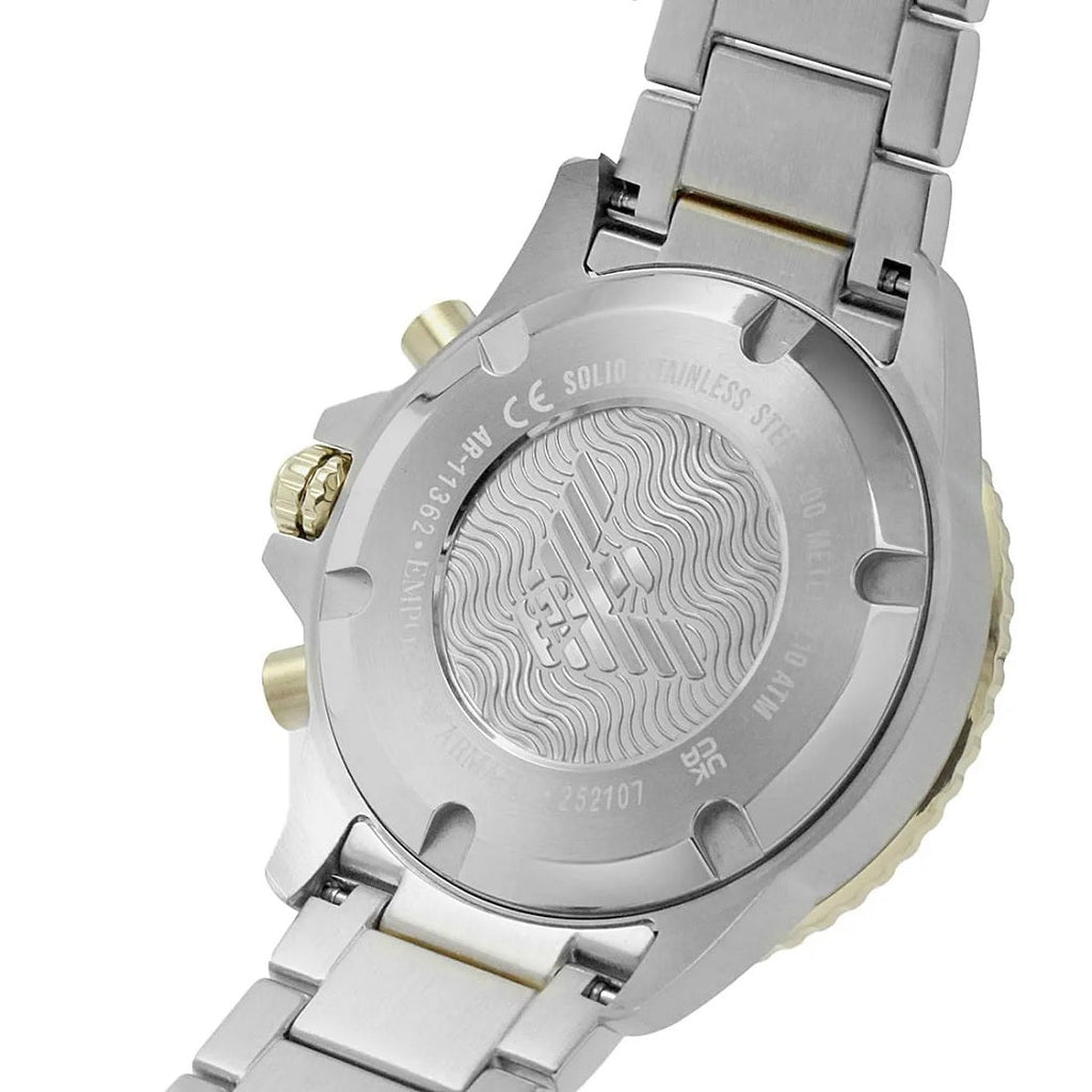 Montre Emporio Armani AR11362 Diver bicolore or pour hommes
