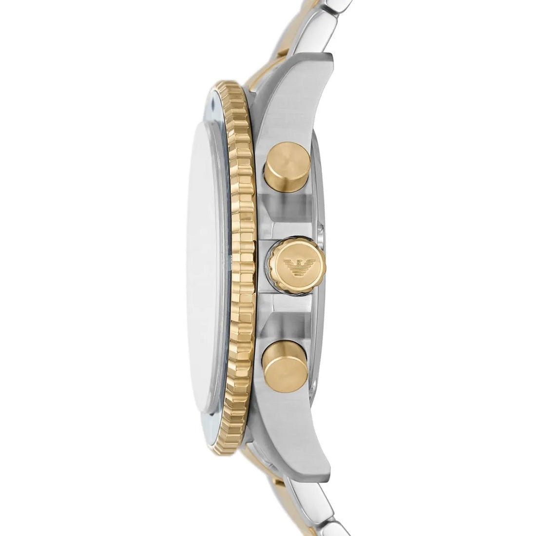 Emporio Armani AR11362 Diver Men's Two-Tone Gold Watch - SJR London Timepiece