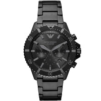 Emporio Armani AR11363 Men's Diver Style All Black Watch - SJR London Timepiece