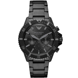 Emporio Armani AR11363 Men's Diver Style All Black Watch