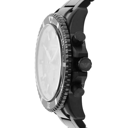 Emporio Armani AR11363 Men's Diver Style All Black Watch - SJR London Timepiece