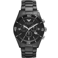 Emporio Armani AR1421 Leo Men's Black Ceramic Watch - SJR London Timepiece