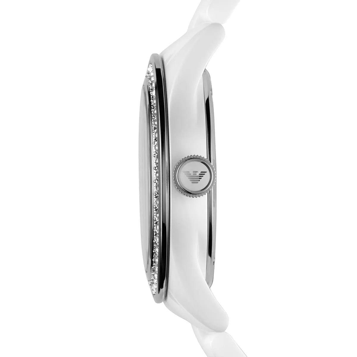 Emporio Armani AR1426 Ceramica Women's White Watch - SJR London Timepiece