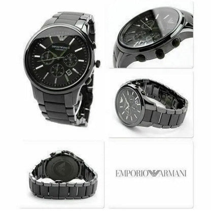 Emporio Armani AR1451 Ceramica Men's Black Ceramic Watch - SJR London Timepiece