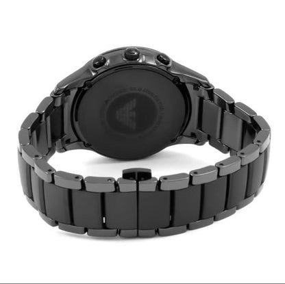 Emporio Armani AR1452 Ceramica Men's 43mm Black Ceramic Watch - SJR London Timepiece