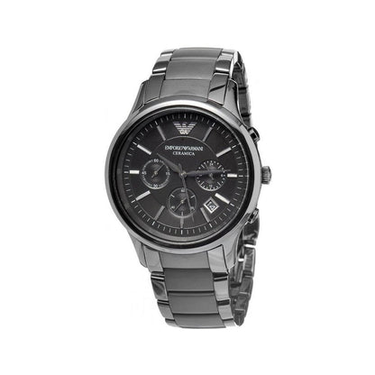 Emporio Armani AR1452 Ceramica Men's 43mm Black Ceramic Watch - SJR London Timepiece