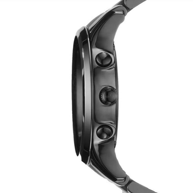 Montre Emporio Armani AR1452 Ceramica pour homme 43 mm en céramique noire