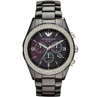 Emporio Armani AR1455 Ceramica Women's Black Watch - SJR London Timepiece