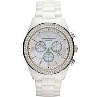 Emporio Armani AR1456 Ceramica Women's White Watch - SJR London Timepiece