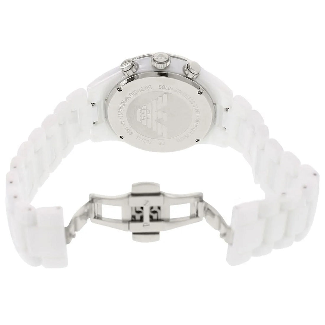 Emporio Armani AR1456 Ceramica Women's White Watch - SJR London Timepiece